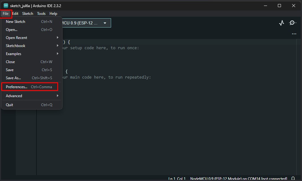 Arduino-IDE-File-Preferences